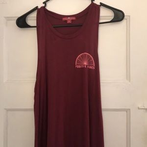 Maroon Tank Top